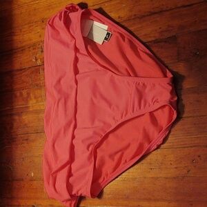 Kenneth Cole Reaction Hot Pink Swim Bikini Bottoms Sz 1X NWT